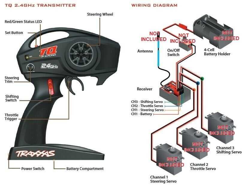 traxxas raptor parts diagram