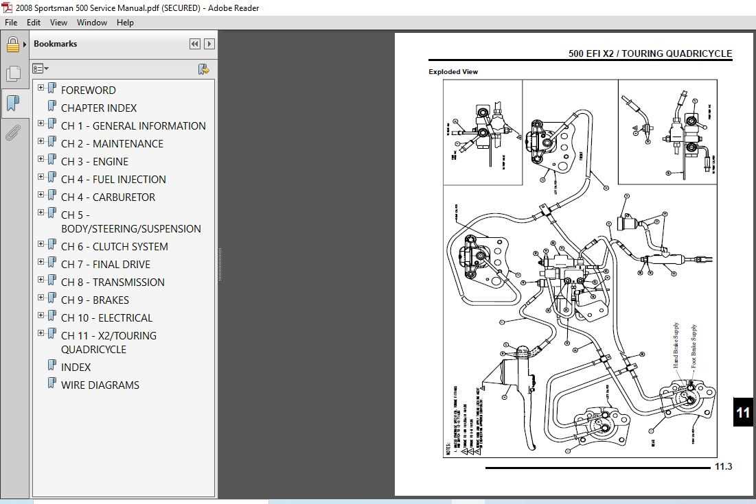 polaris 500 parts diagram