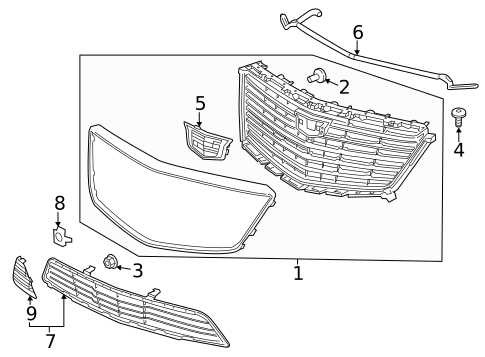 cadillac parts diagram