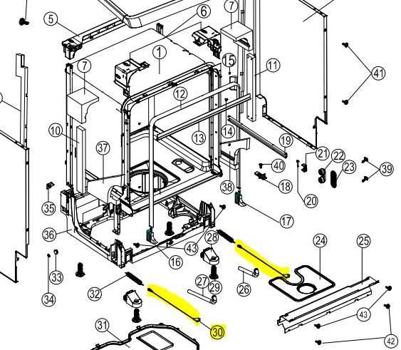 danby dishwasher parts diagram