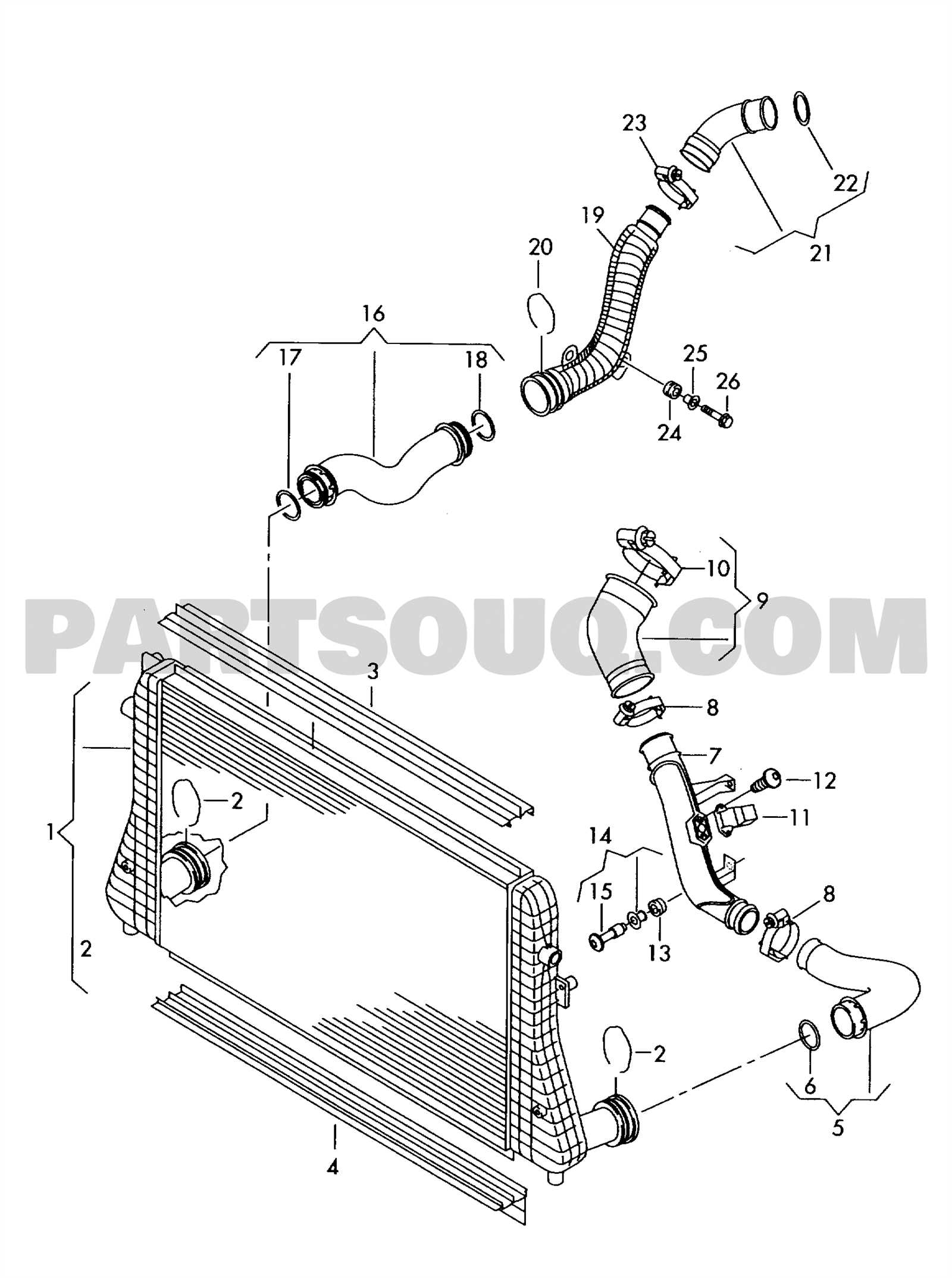 vw tiguan parts diagram