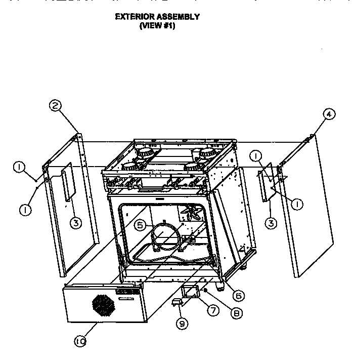 viking stove parts diagram