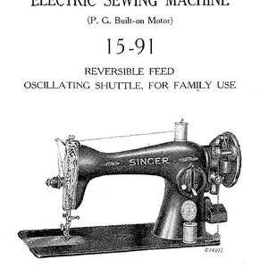 vintage singer sewing machine parts diagram