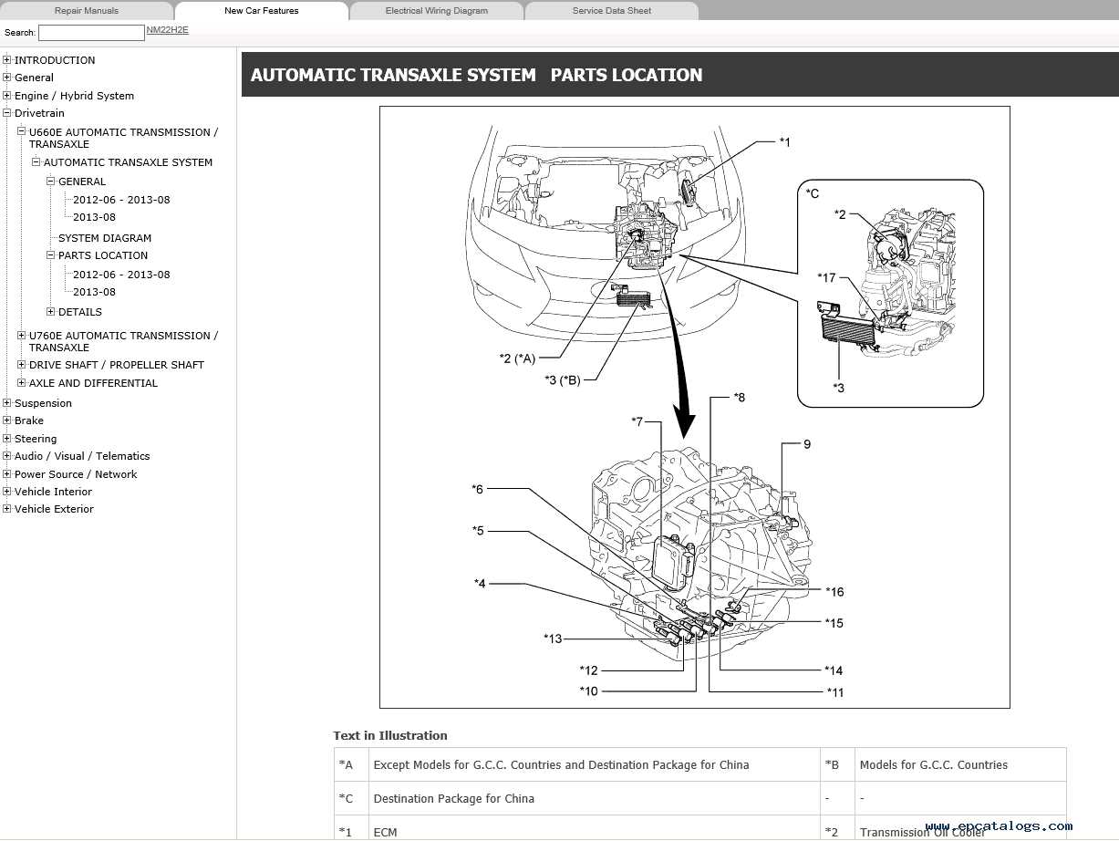 lexus is 350 parts diagram