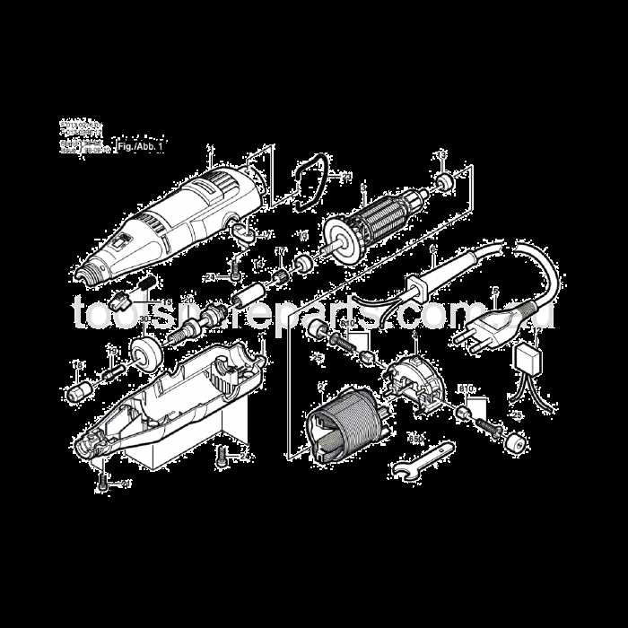 dremel tool parts diagram