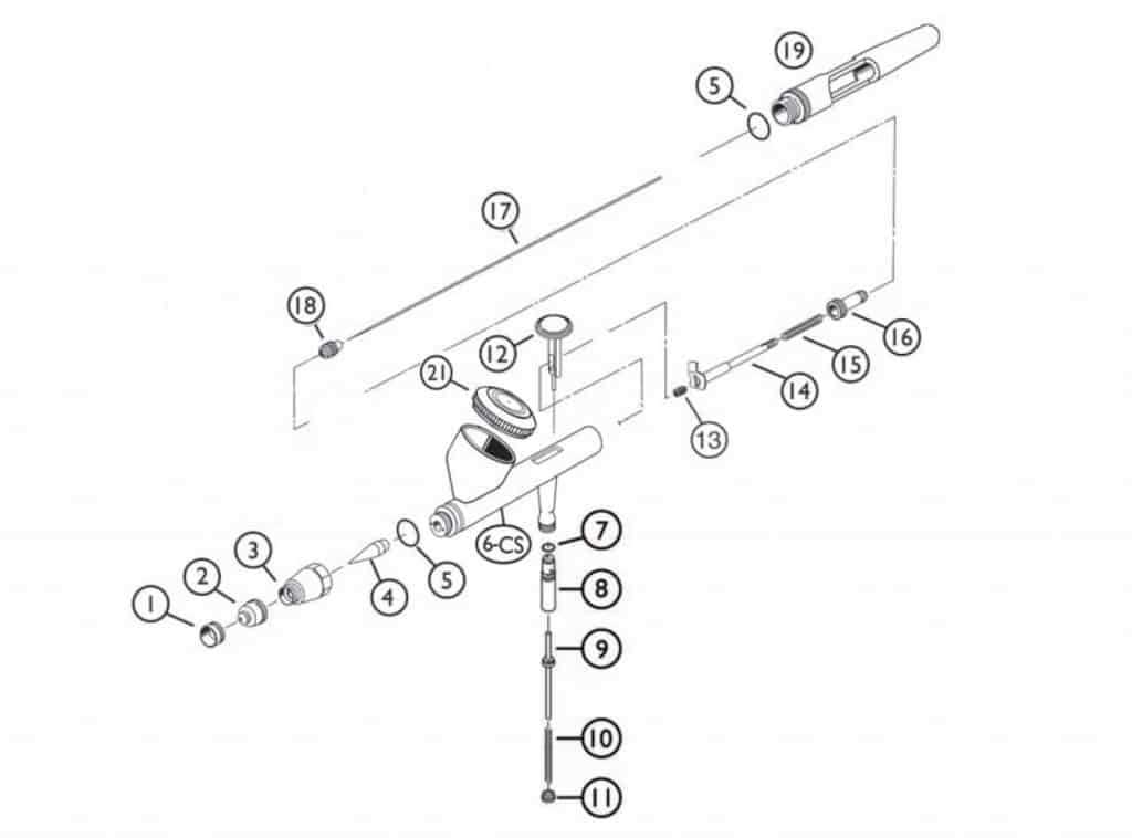 iwata hp c plus parts diagram