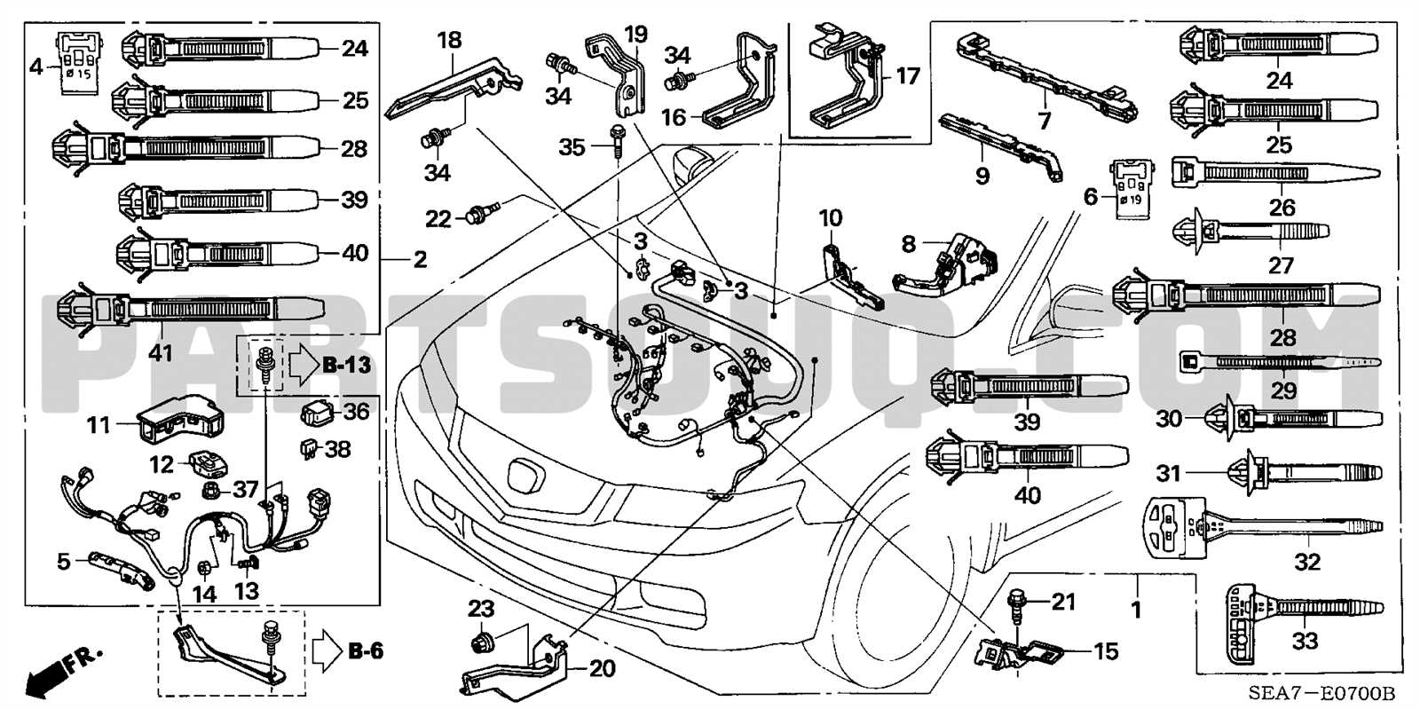 2008 honda accord engine parts diagram