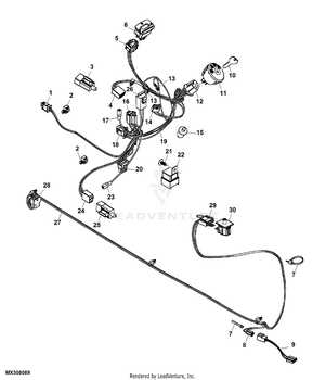 john deere la105 deck parts diagram