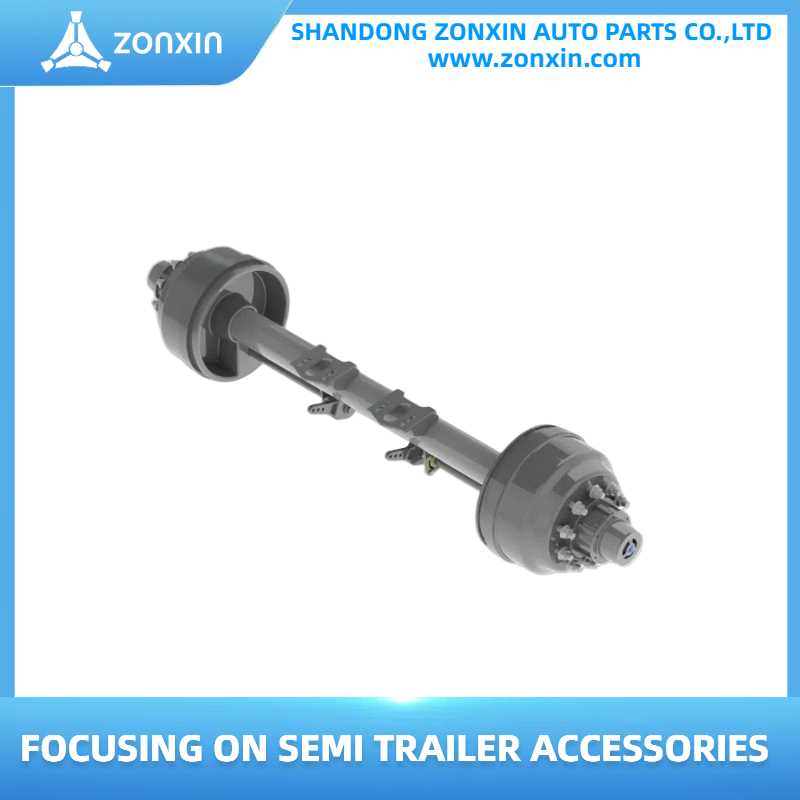 semi trailer suspension parts diagram