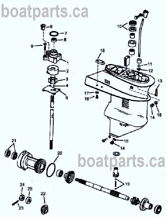 evinrude 9.9 parts diagram