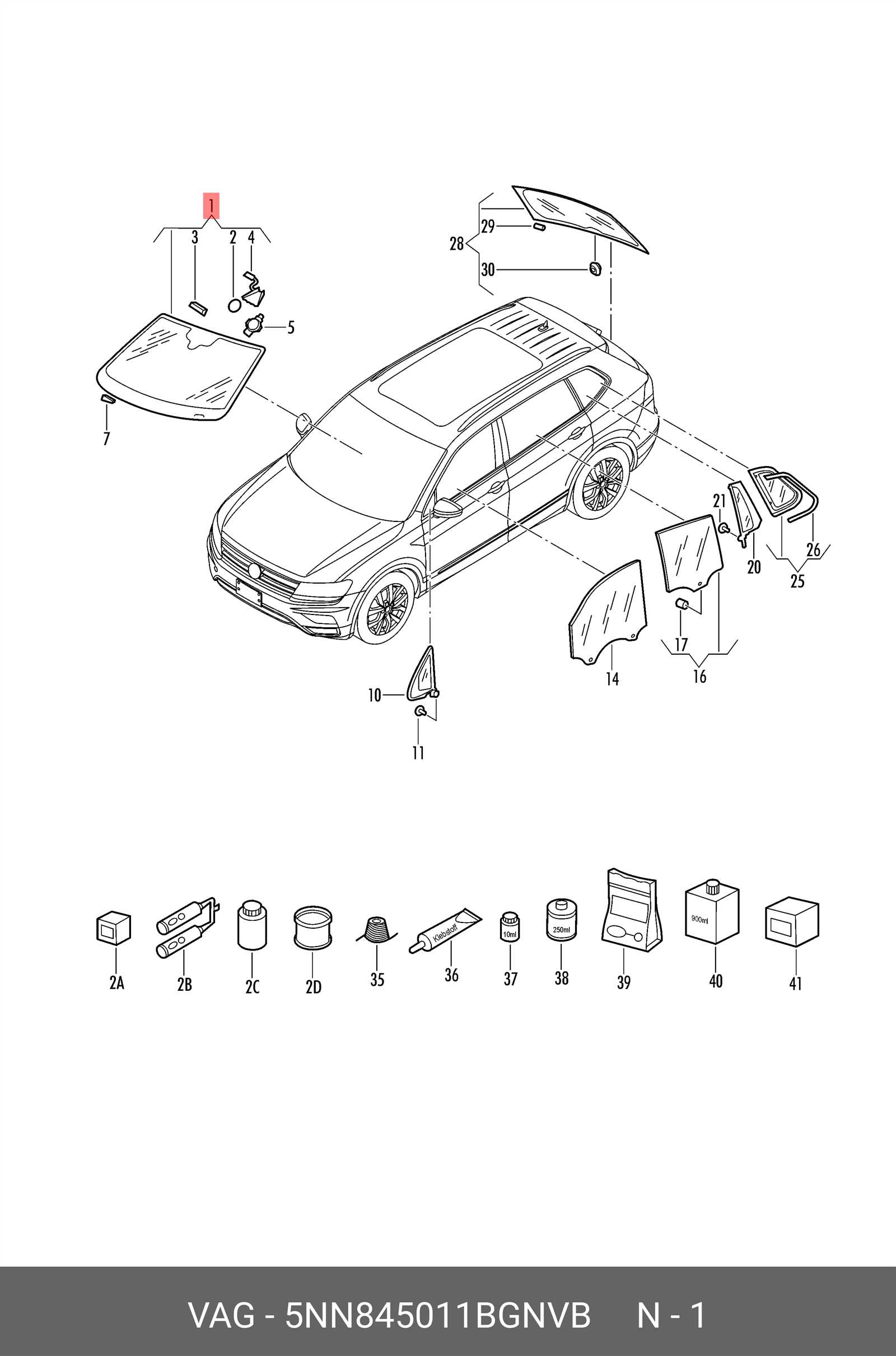 volkswagen tiguan parts diagram