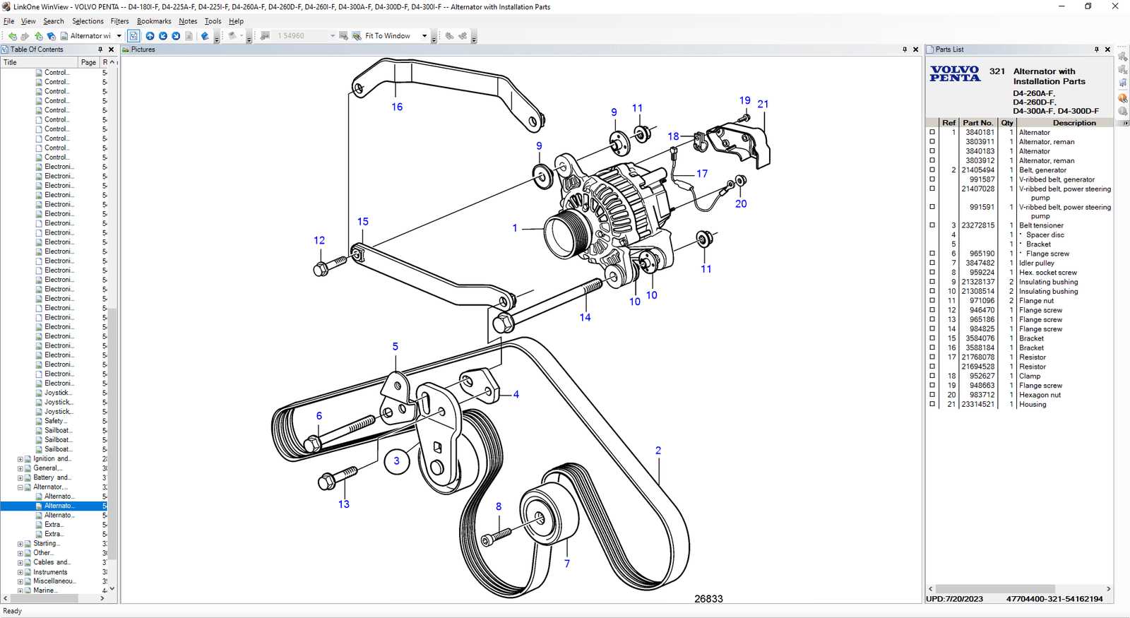 volvo penta 3.0 parts diagram