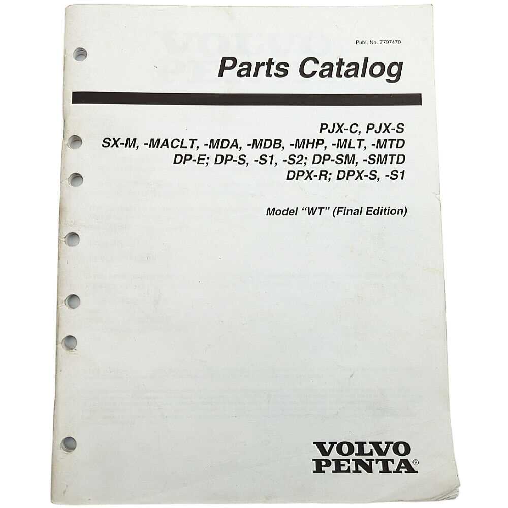 volvo penta sx m parts diagram