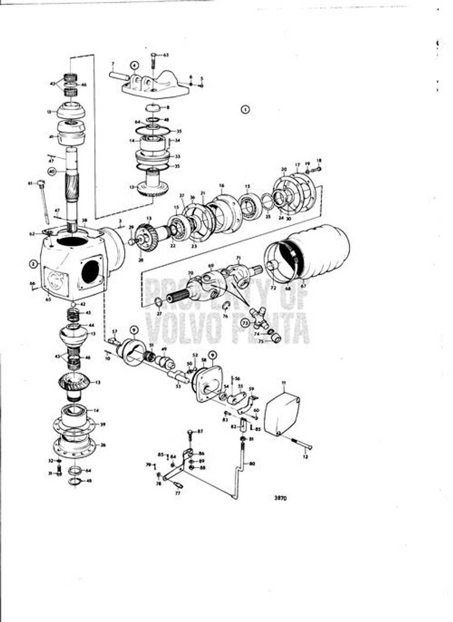 volvo penta sx m parts diagram