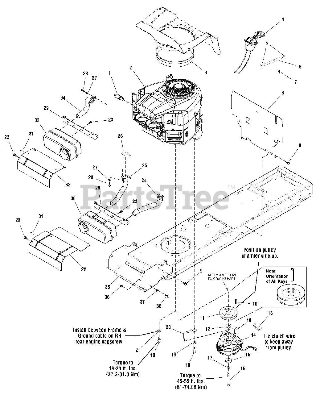 kohler 18hp engine parts diagram