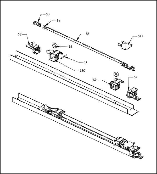 panic bar parts diagram