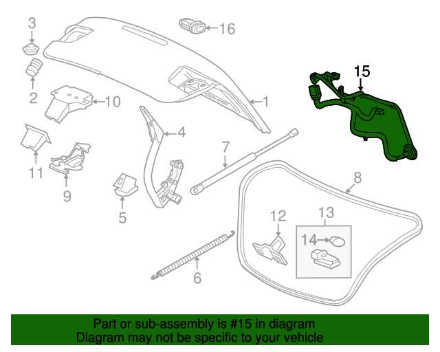 2014 chevy malibu parts diagram