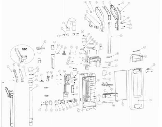 hoover carpet cleaner parts diagram