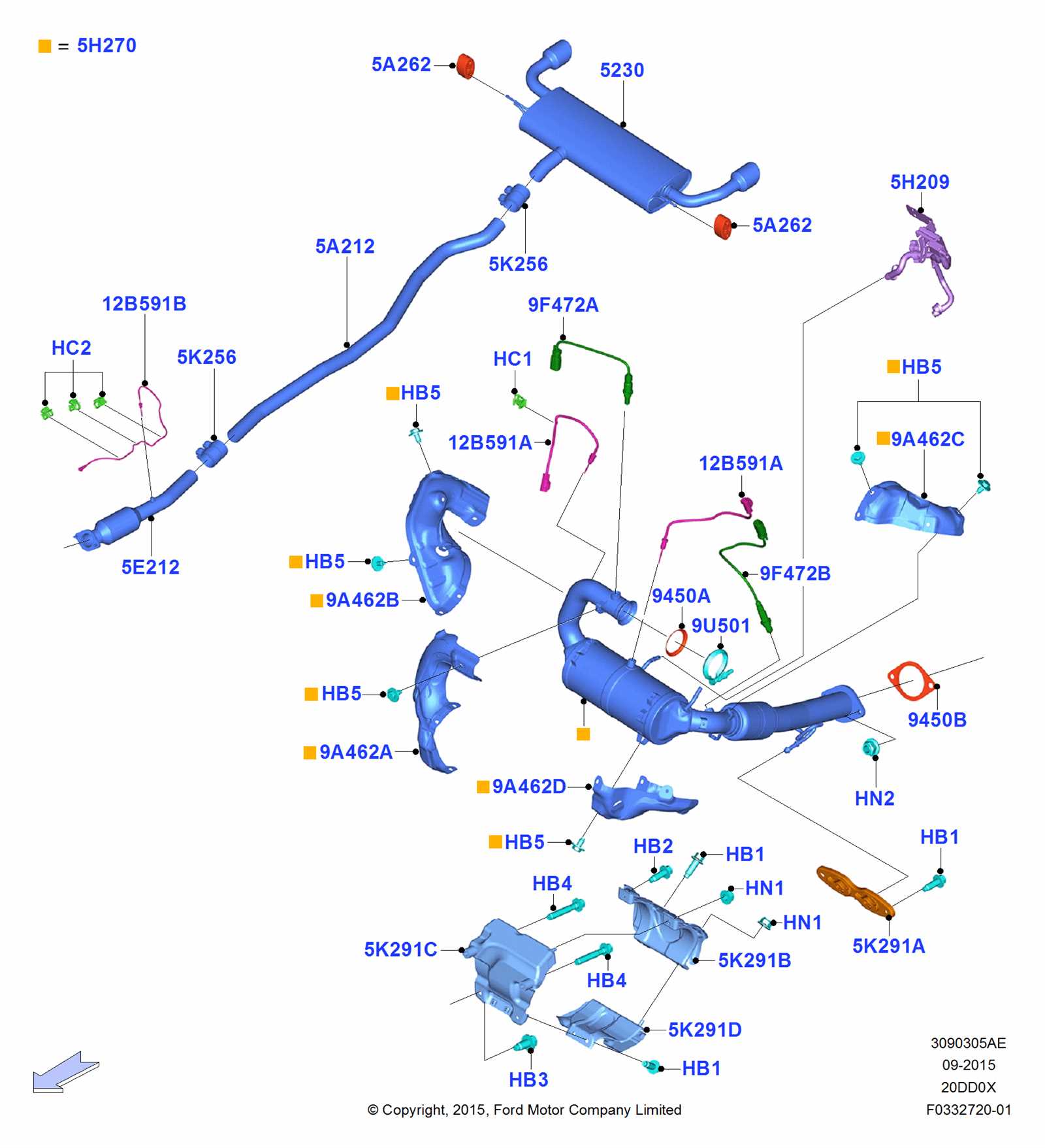 2015 ford edge parts diagram