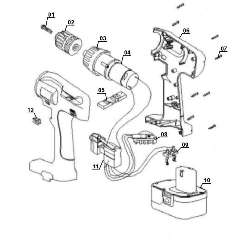 bcd parts diagram