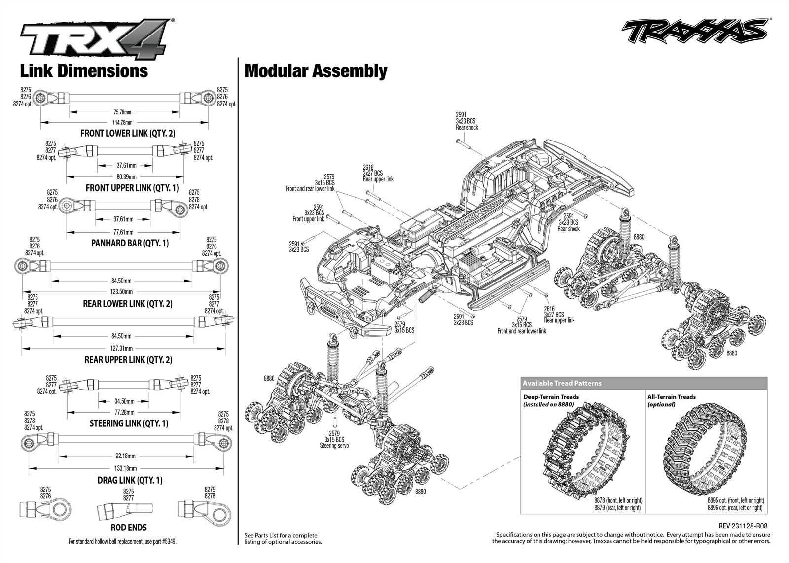 traxxas trx4 parts diagram