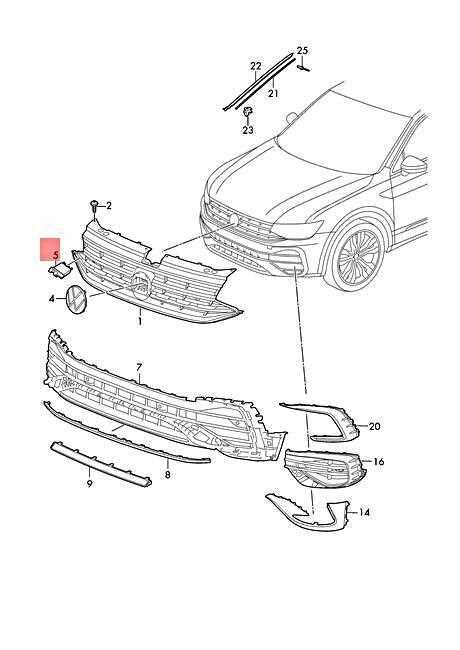 vw tiguan parts diagram