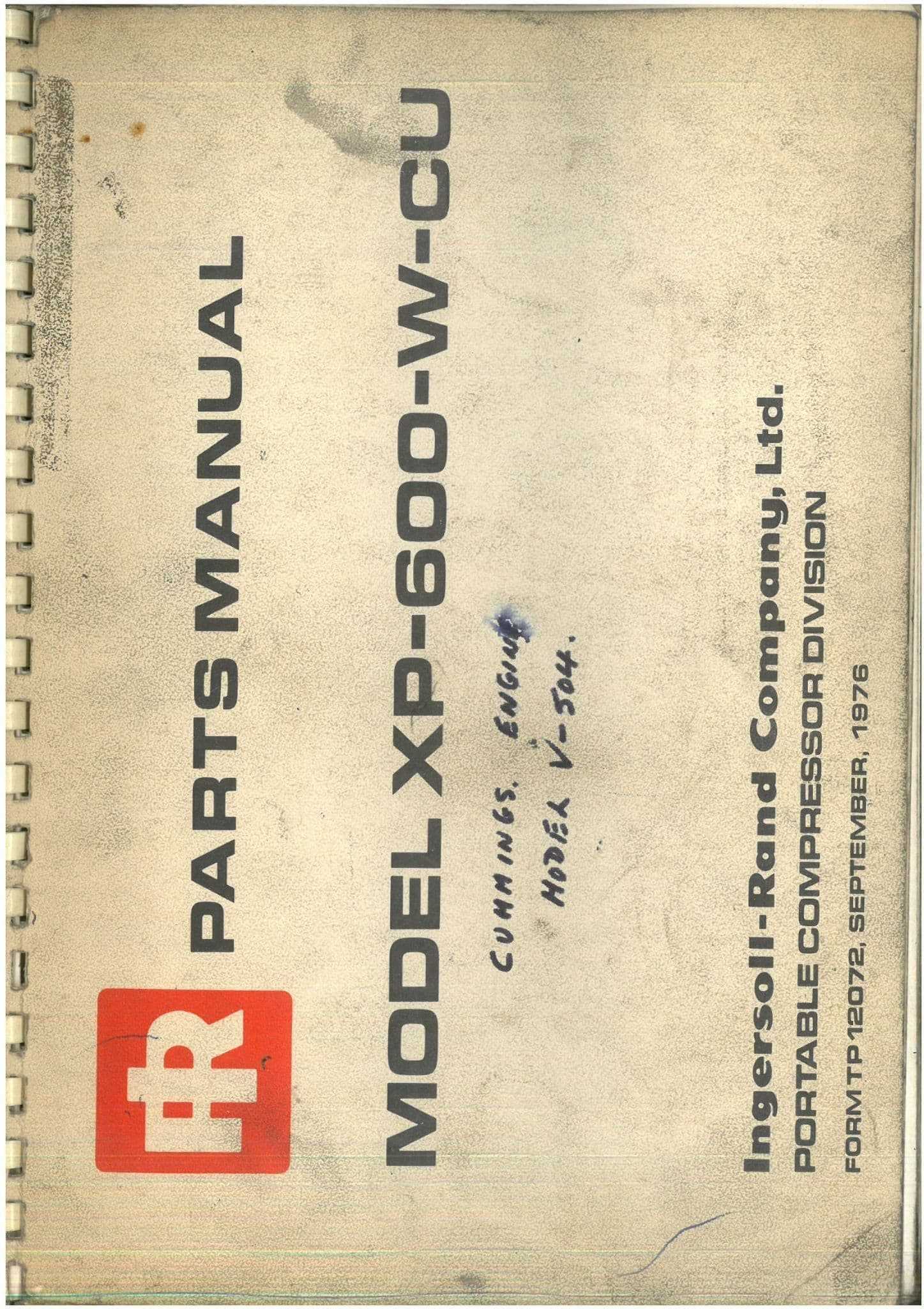 ingersoll rand parts diagram