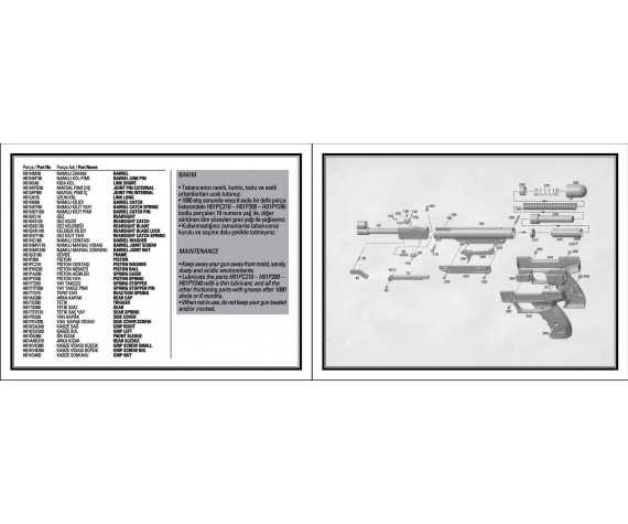 vz58 parts diagram