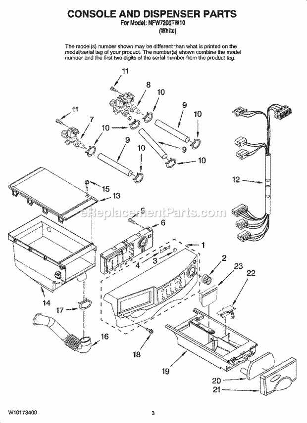 amana ntw4516fw1 parts diagram