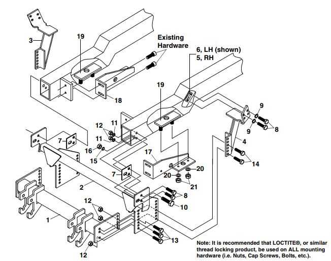 warn plow parts diagram