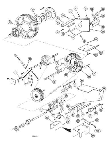 case ih combine parts diagram