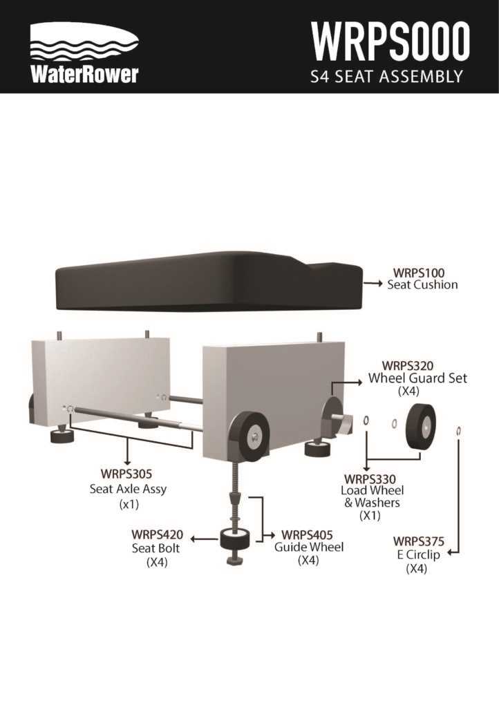 waterrower parts diagram