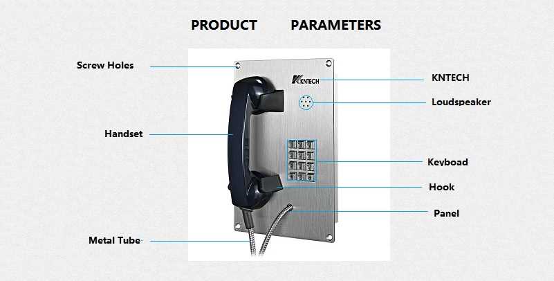 parts of a payphone diagram