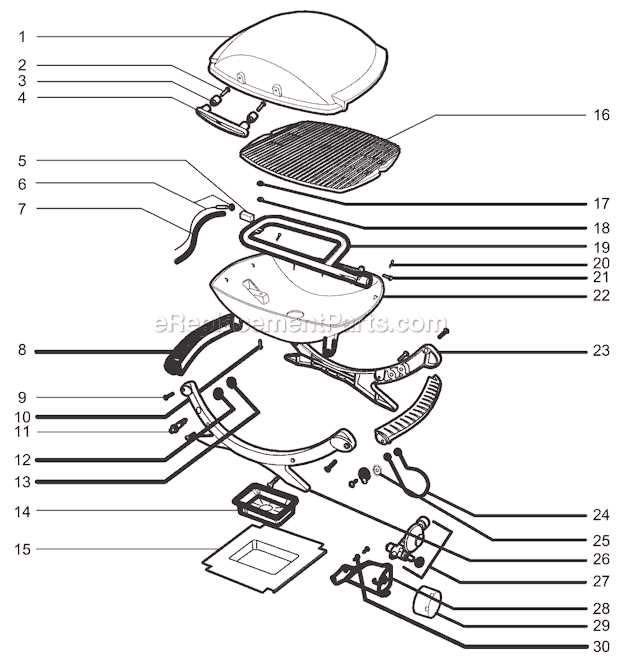 weber q200 parts diagram