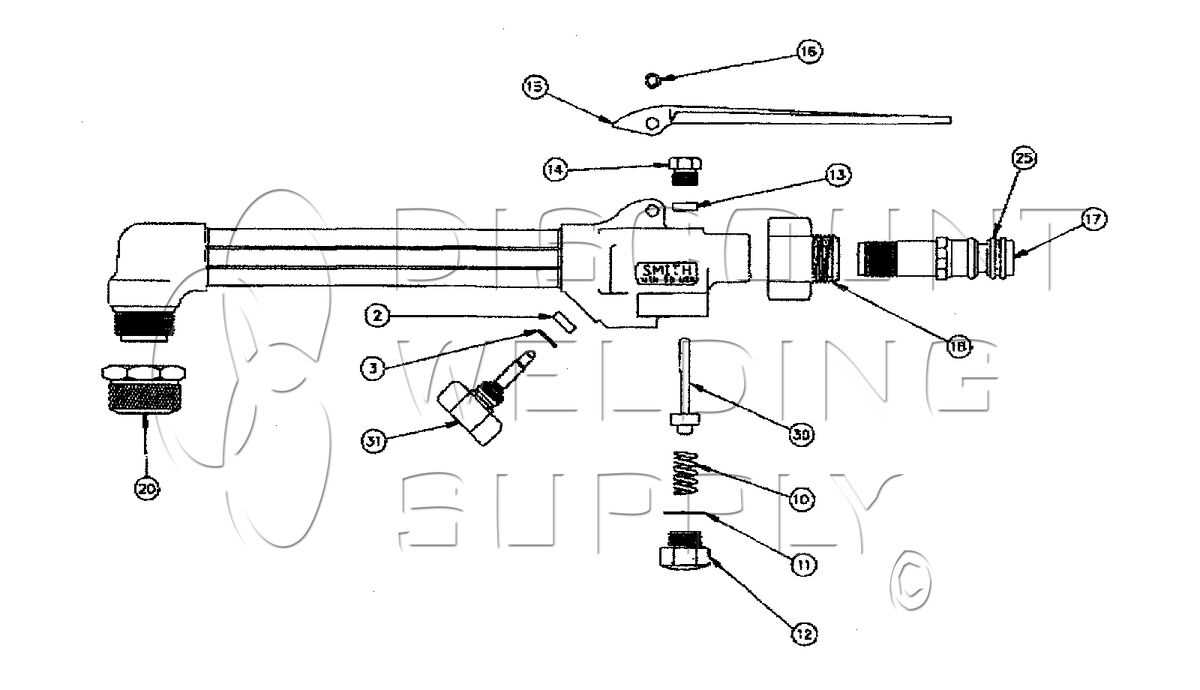 victor cutting torch parts diagram