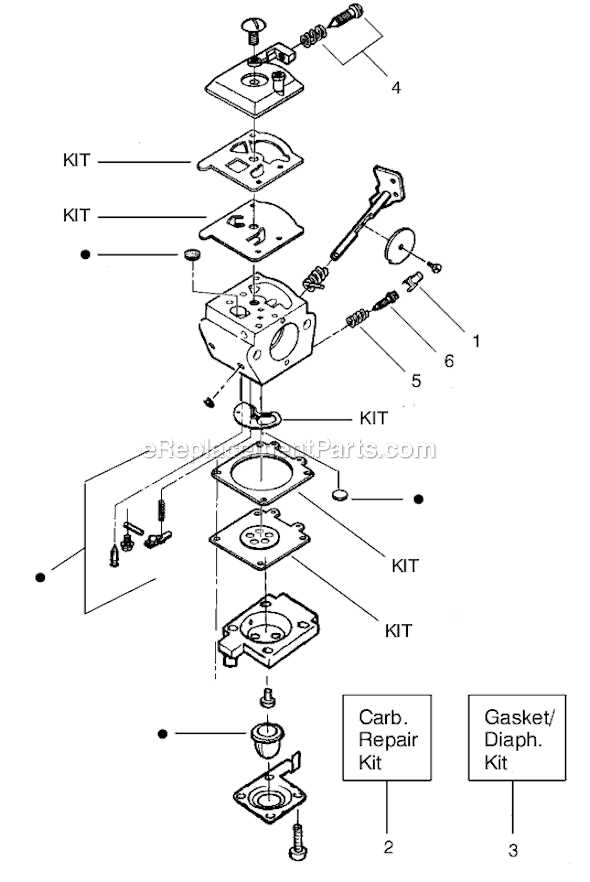 weedeater parts diagram