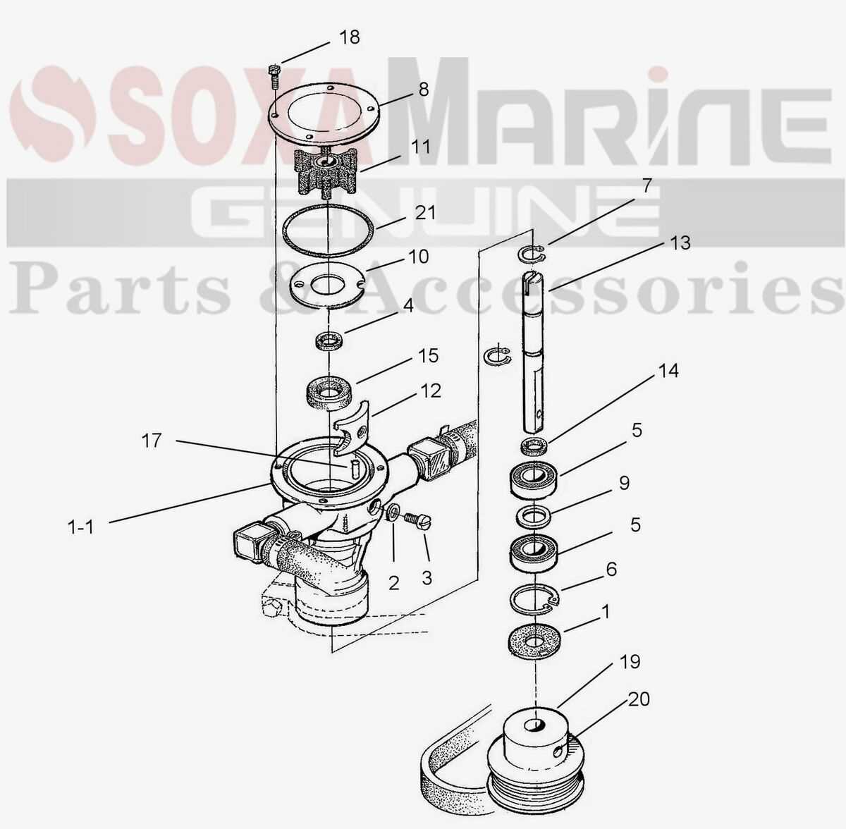 westerbeke generator parts diagram