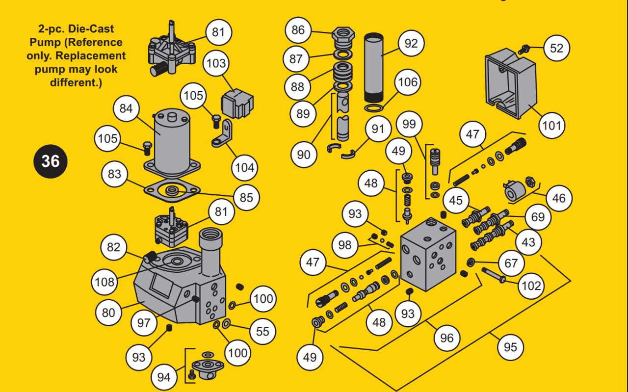 western ultramount snow plow parts diagram