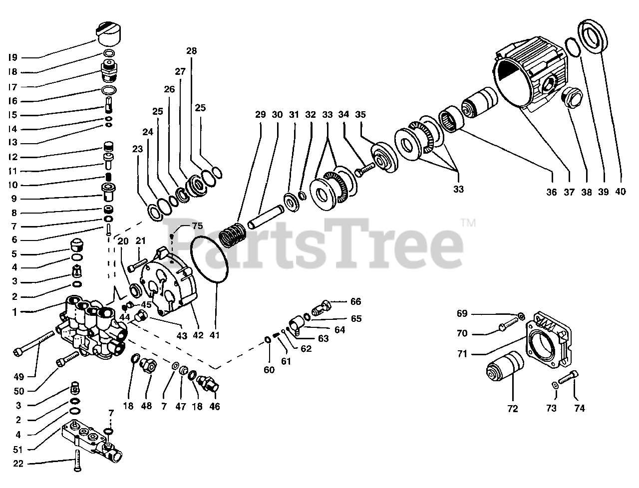 generac pressure washer pump parts diagram