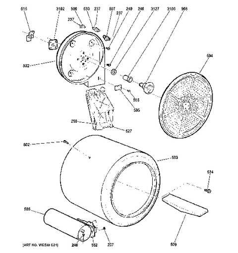 whirlpool gas dryer parts diagram