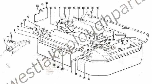 white tractor parts diagram