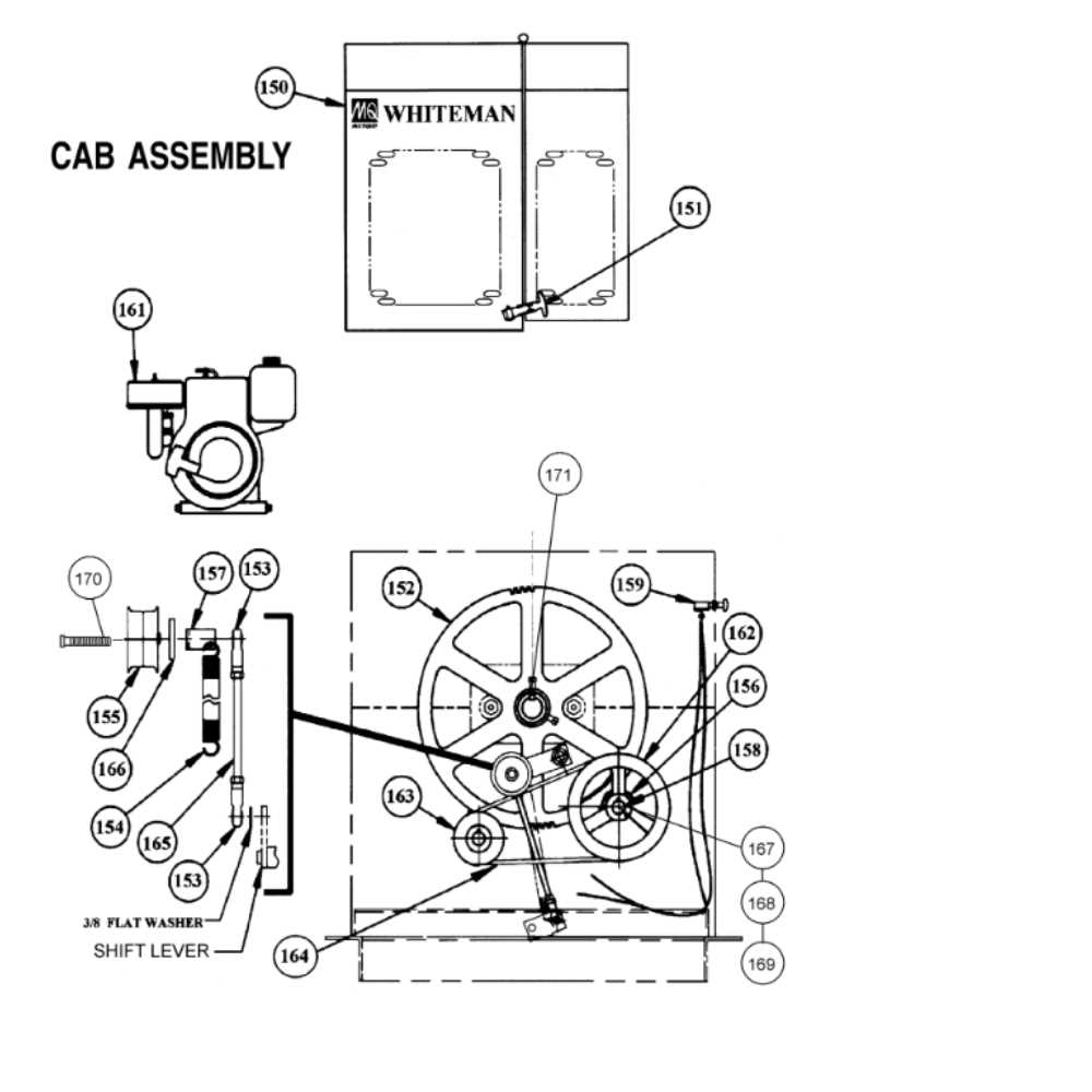 whiteman mortar mixer parts diagram