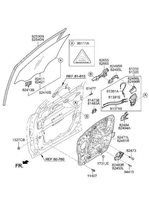 window part names diagram