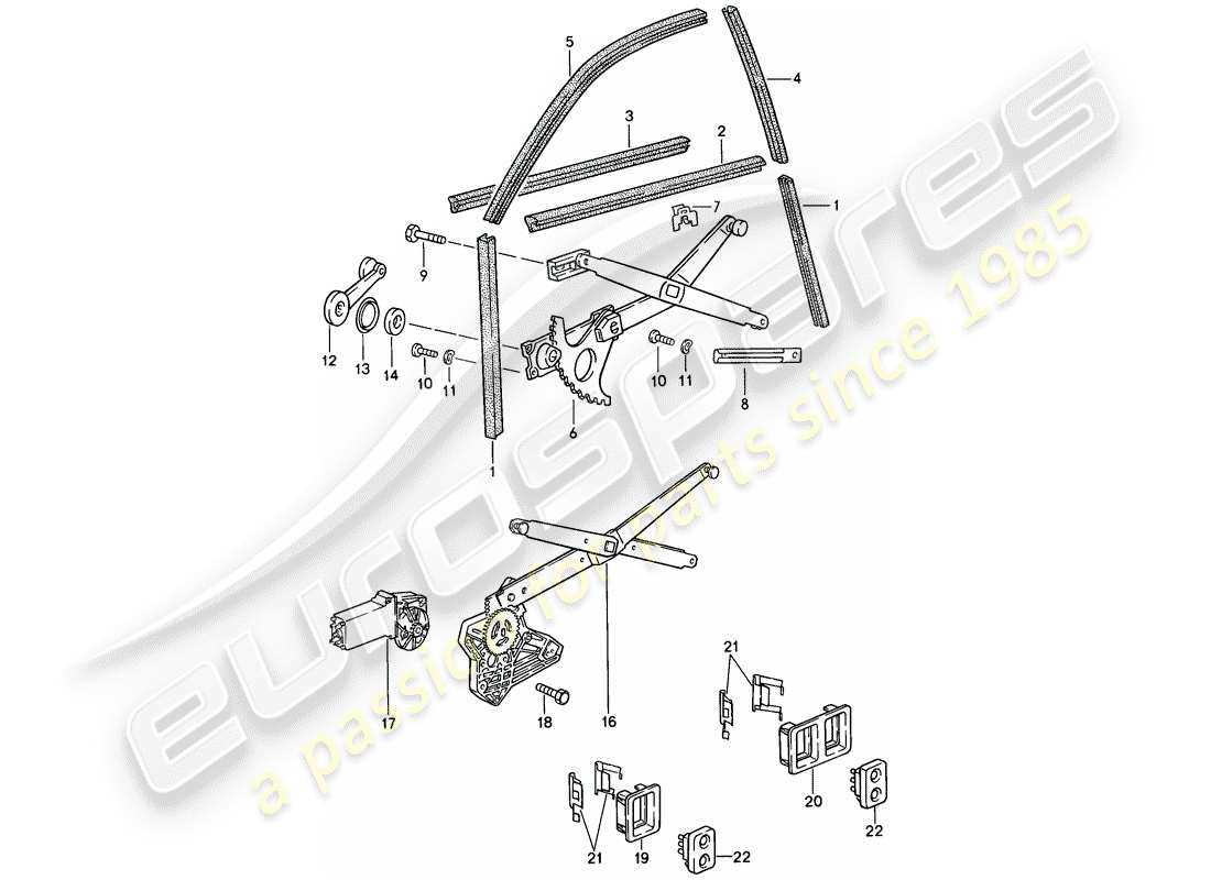 window regulator parts diagram