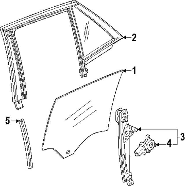 window regulator parts diagram