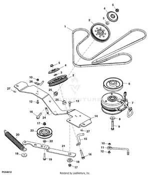 john deere z445 mower deck parts diagram