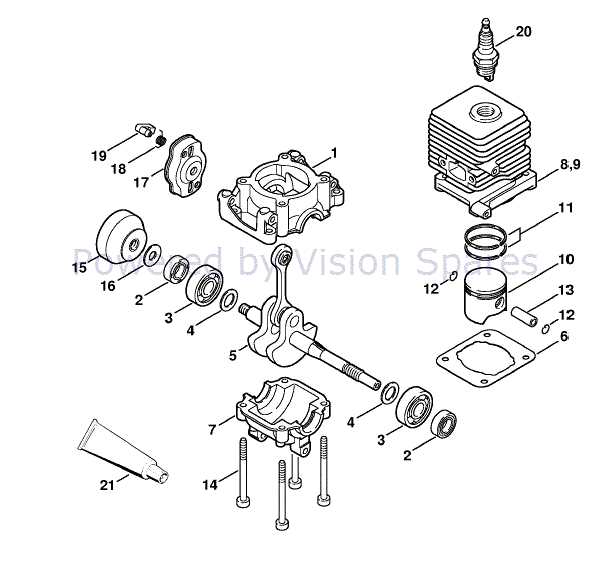 stihl km55r parts diagram