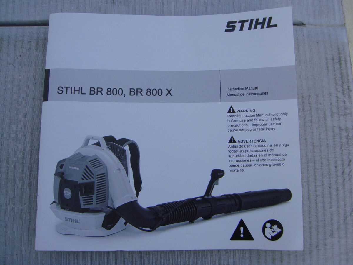 stihl br 800 x magnum parts diagram