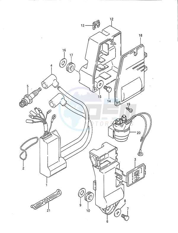 suzuki dt40 parts diagram