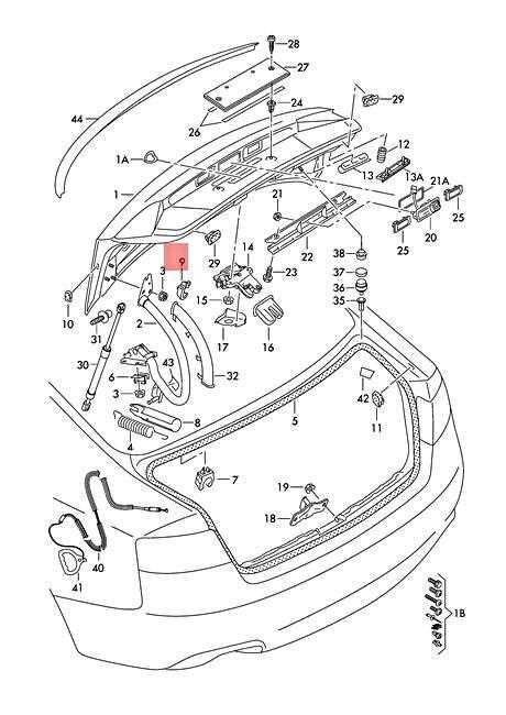 audi a4 parts diagram